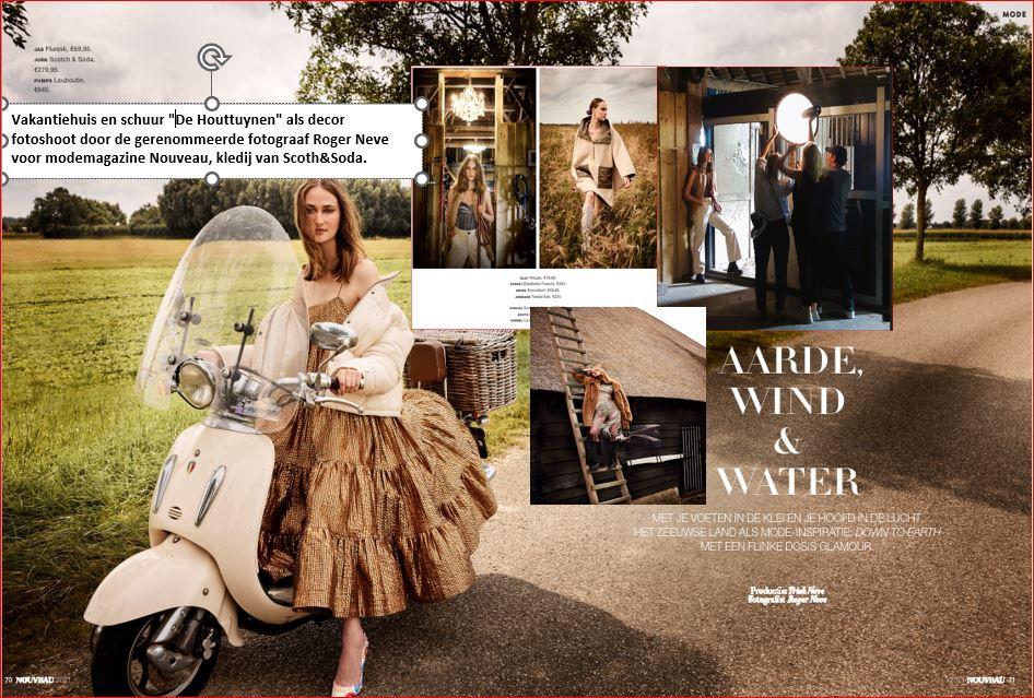 Fotoshoot in vakantiehuis/schuur