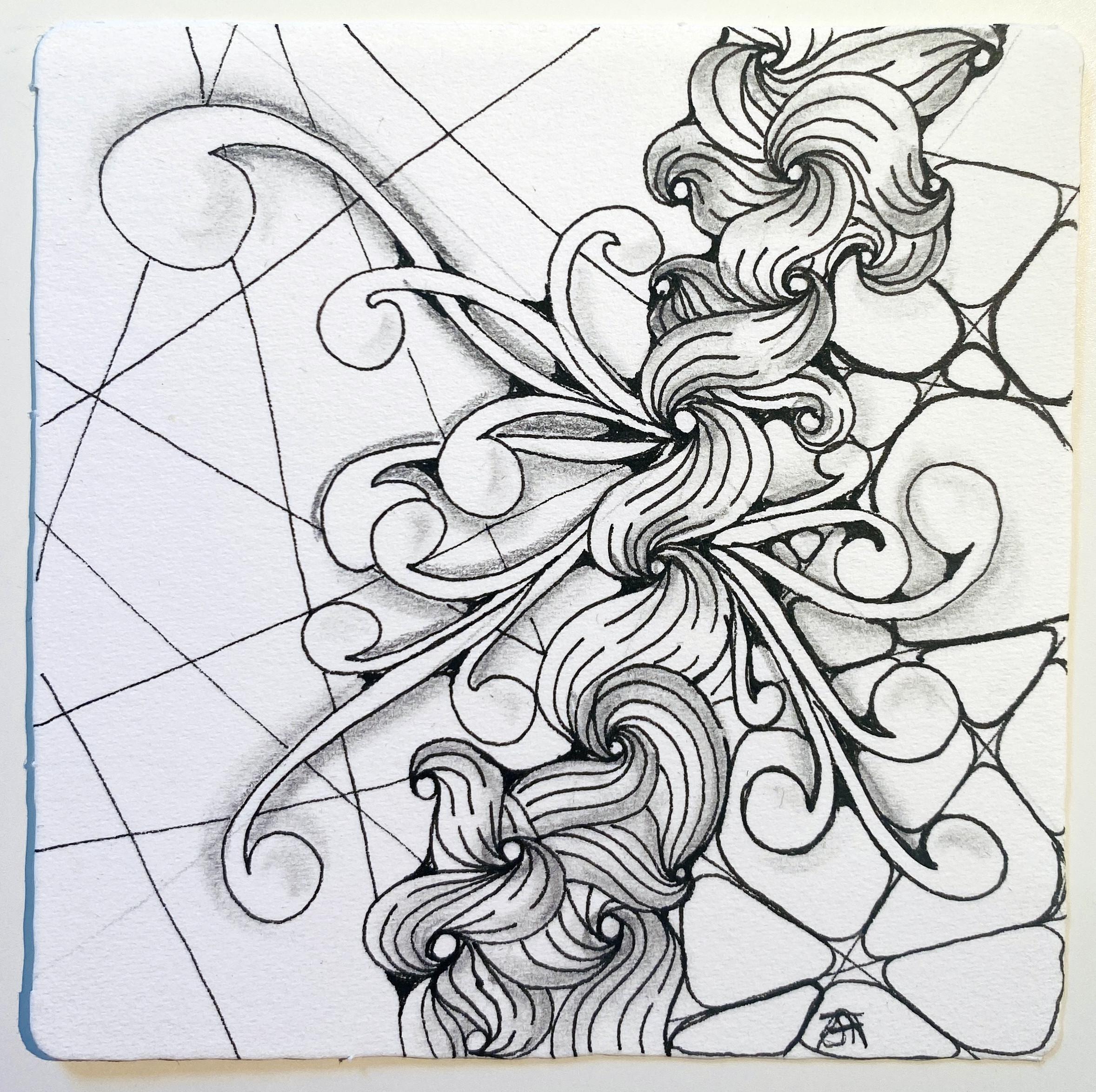 Zentangle tile