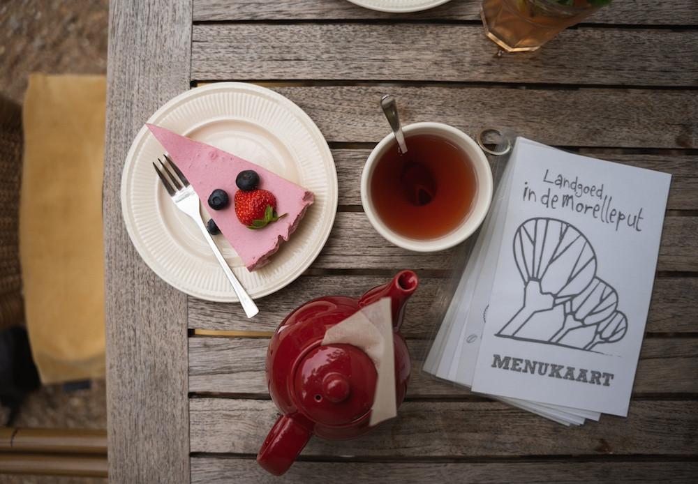 Theetuin in de Morelleput