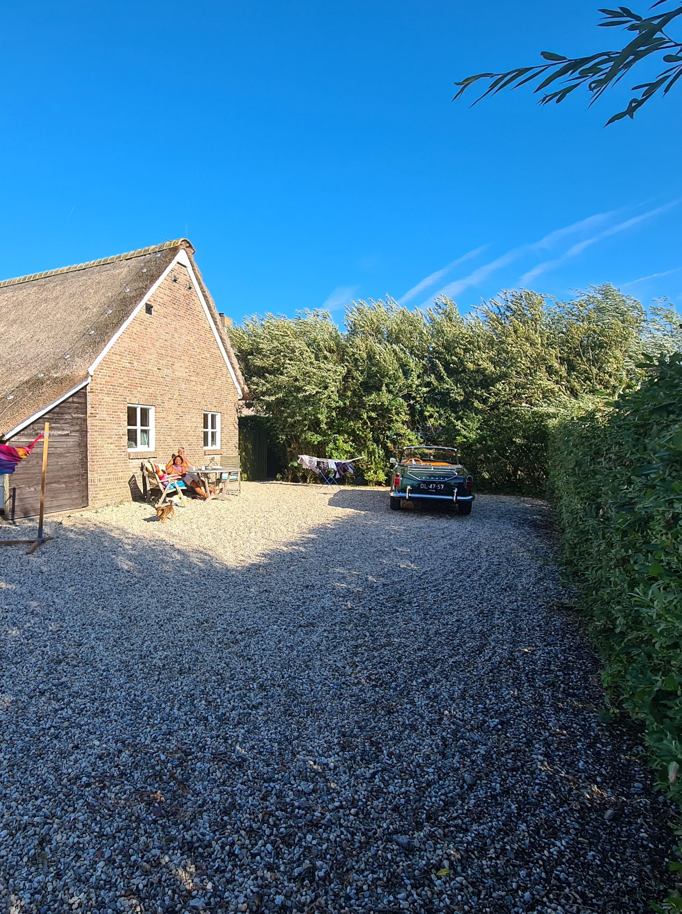 terras achter op het zuiden