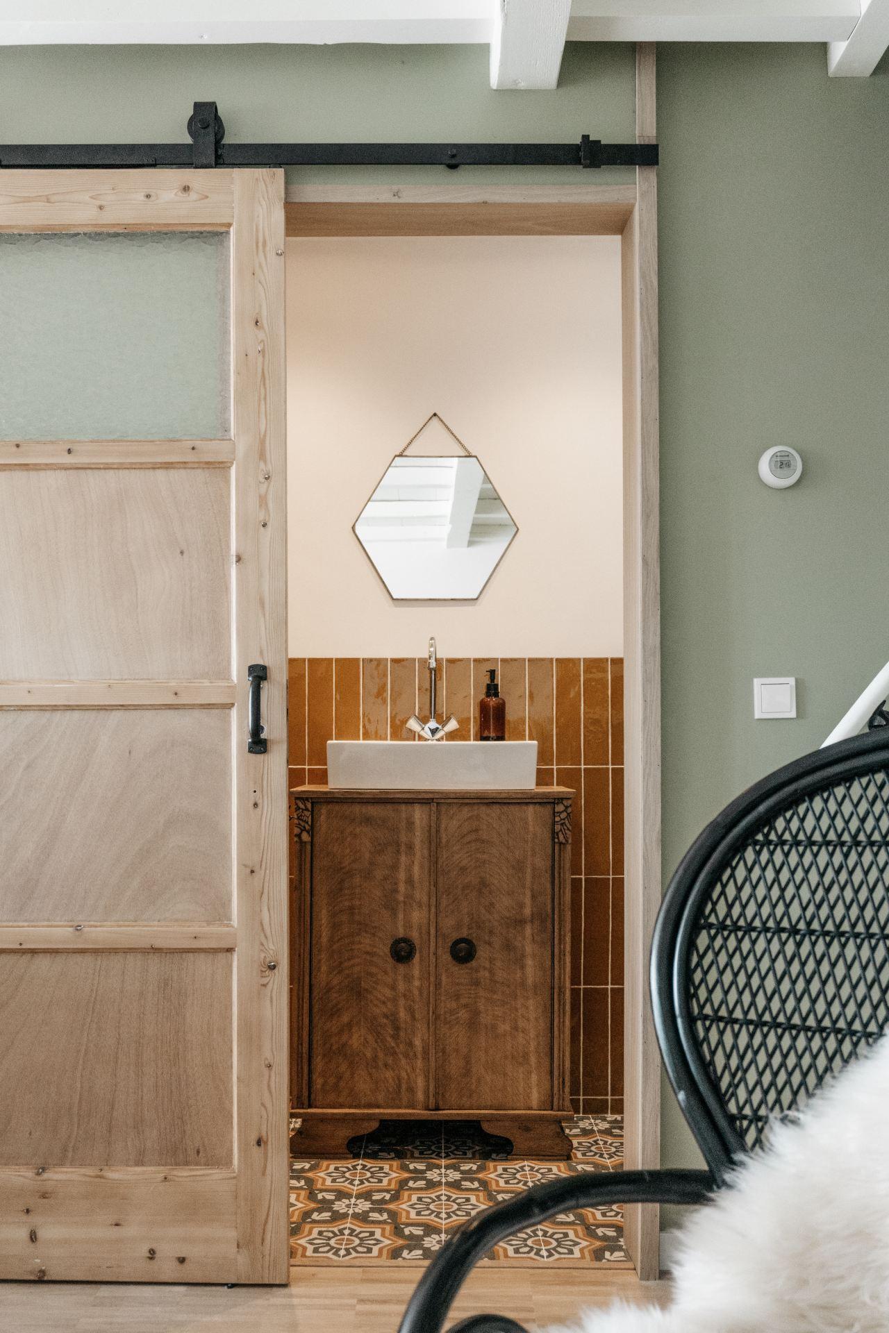 Aparte douche/toilet