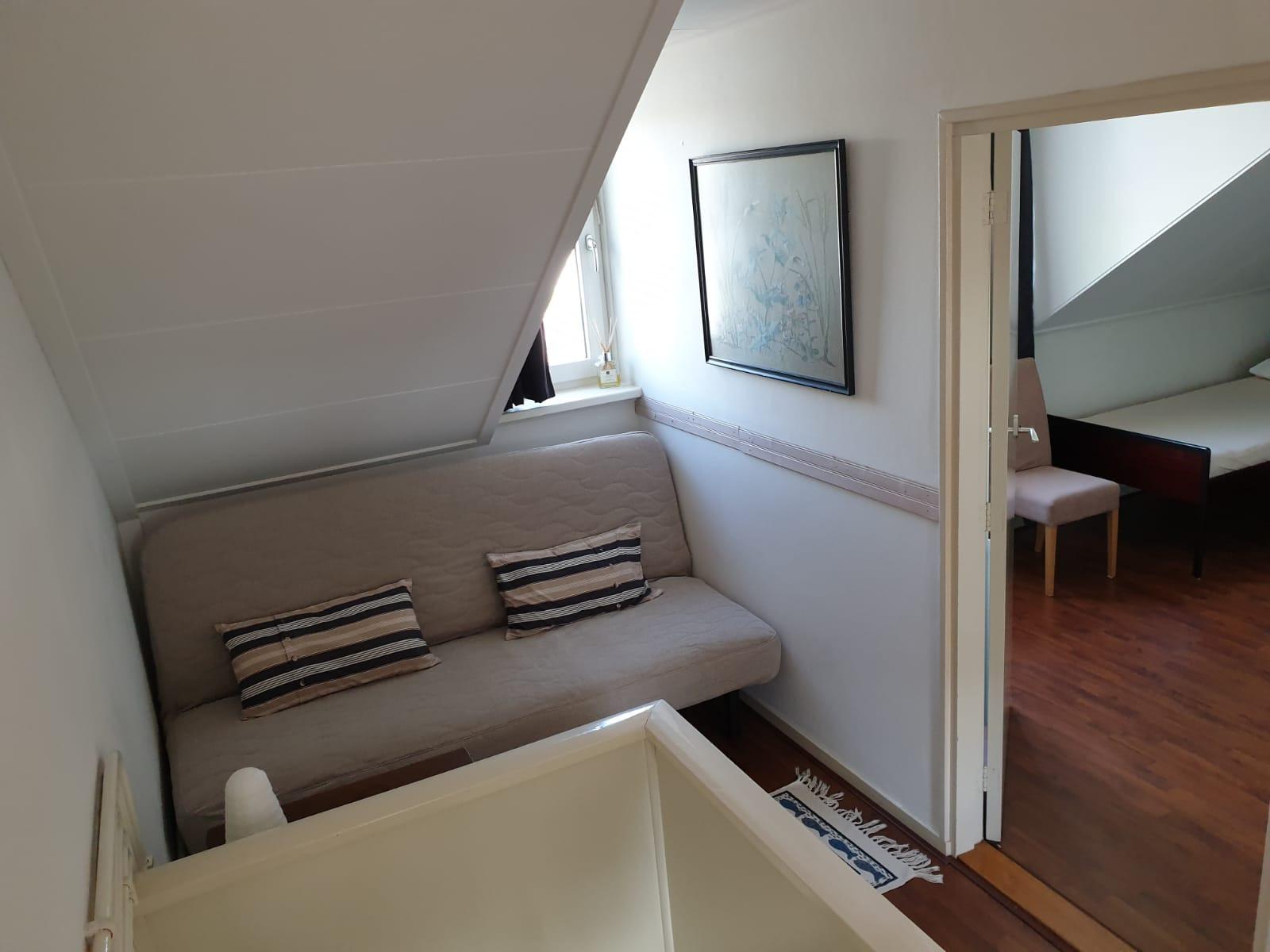 overloop met slaapbank