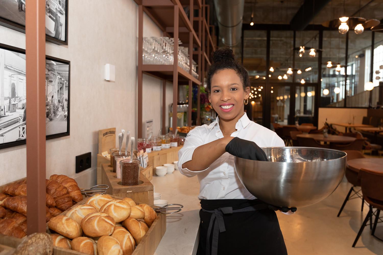 Hotel de Timmerfabriek Frühstück