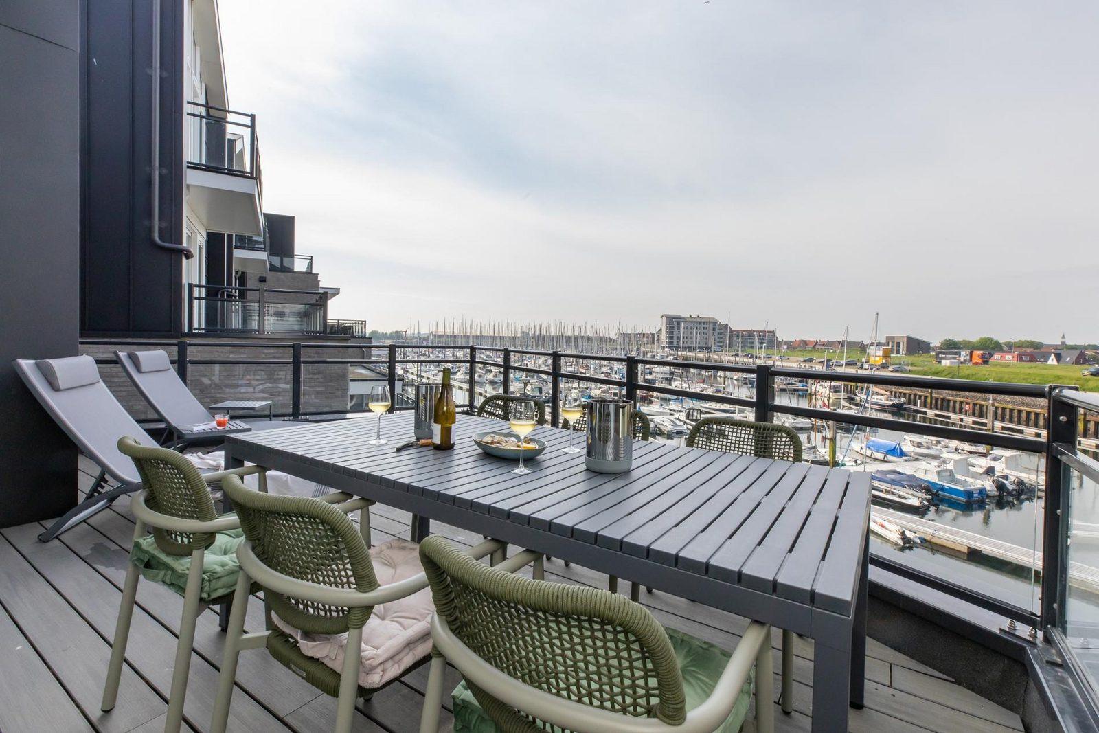 Terras Vista Maris - Havenweg 36-12 'Zeildroom' | Sint-Annaland