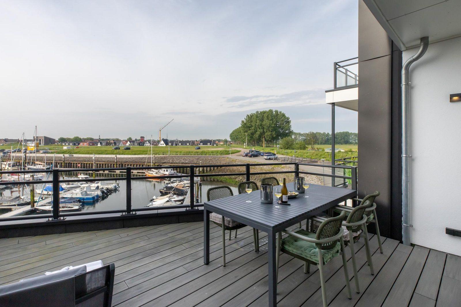 Terras Vista Maris - Havenweg 36-12 'Zeildroom' | Sint-Annaland