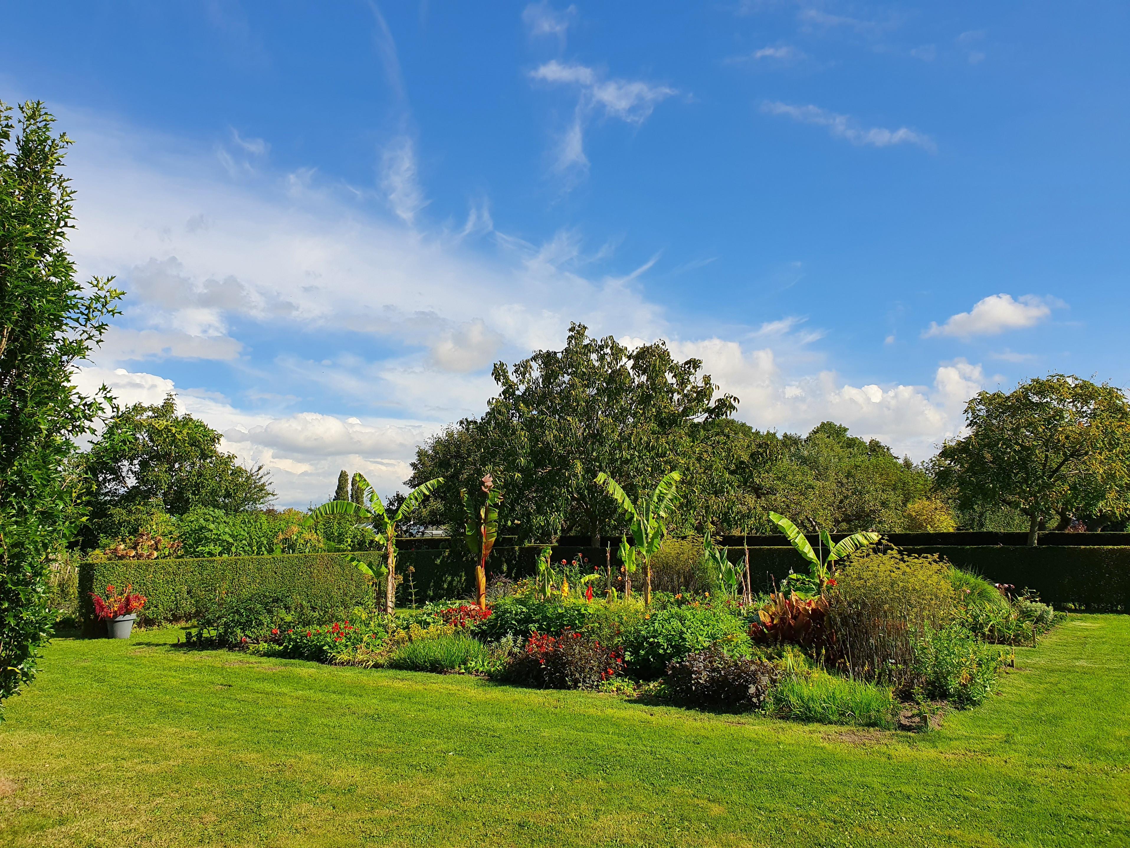 De siertuin is vrij toegankelijk