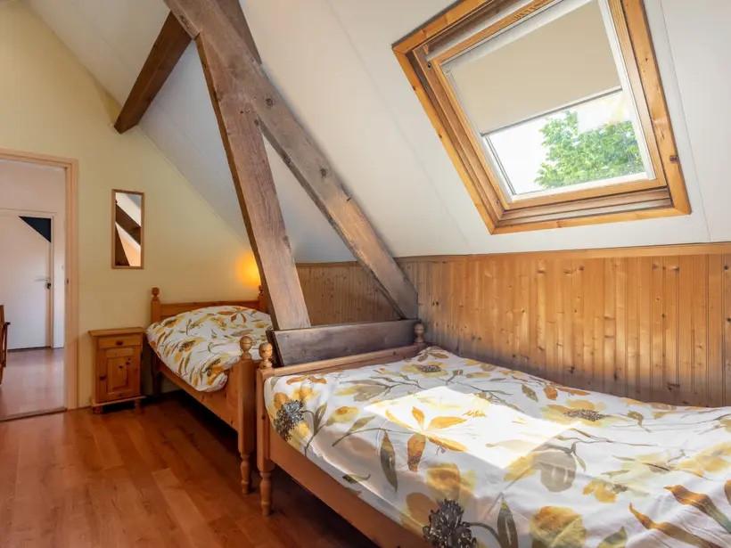 Slaapkamer vakantiehuis Sint Kruis