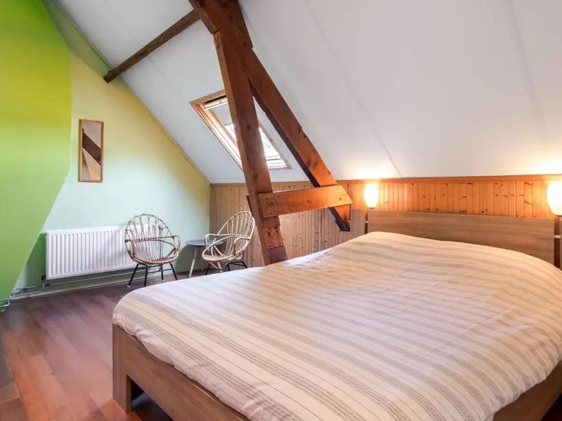 Slaapkamer vakantiehuis Sint Kruis