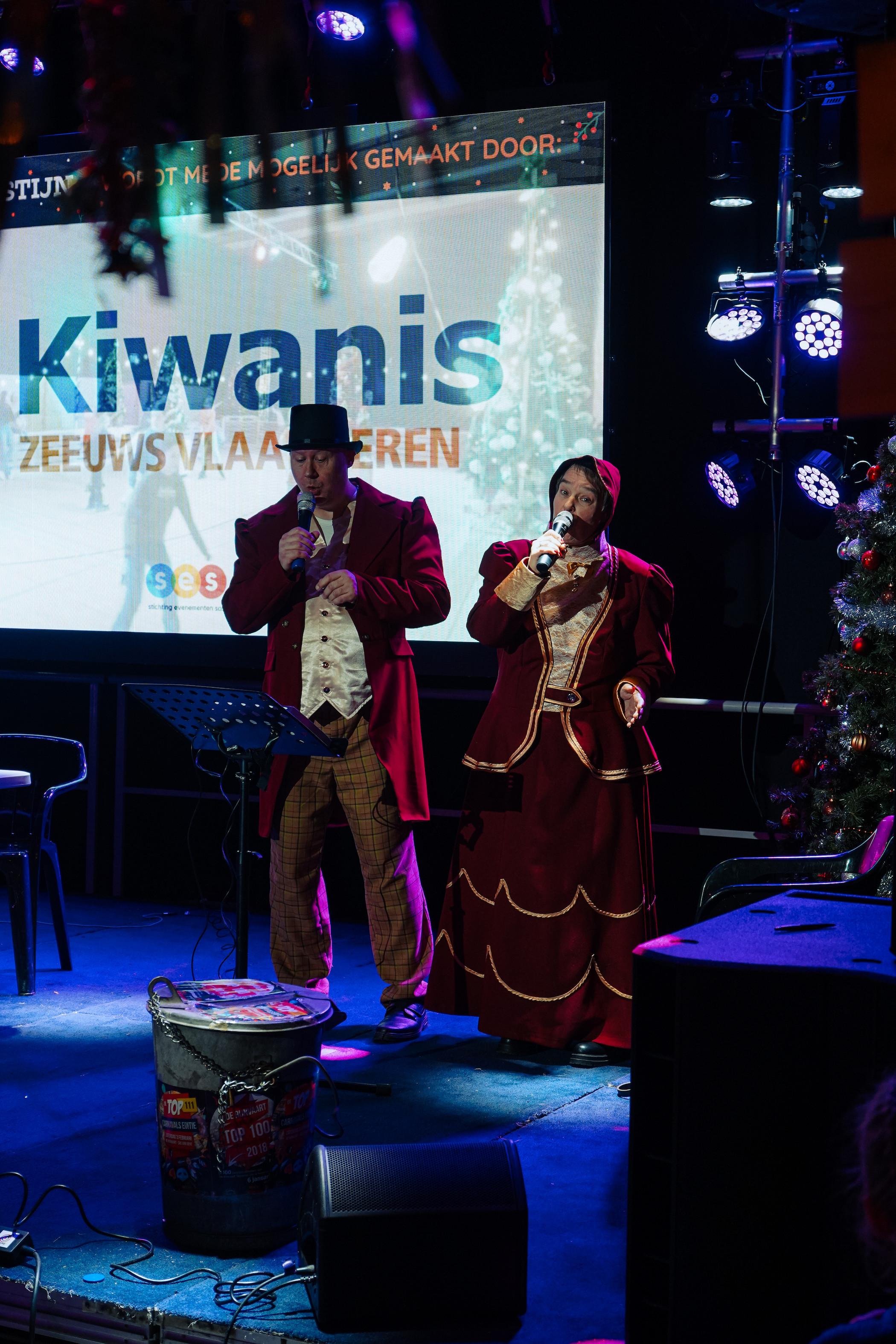Kerst show met live muziek
