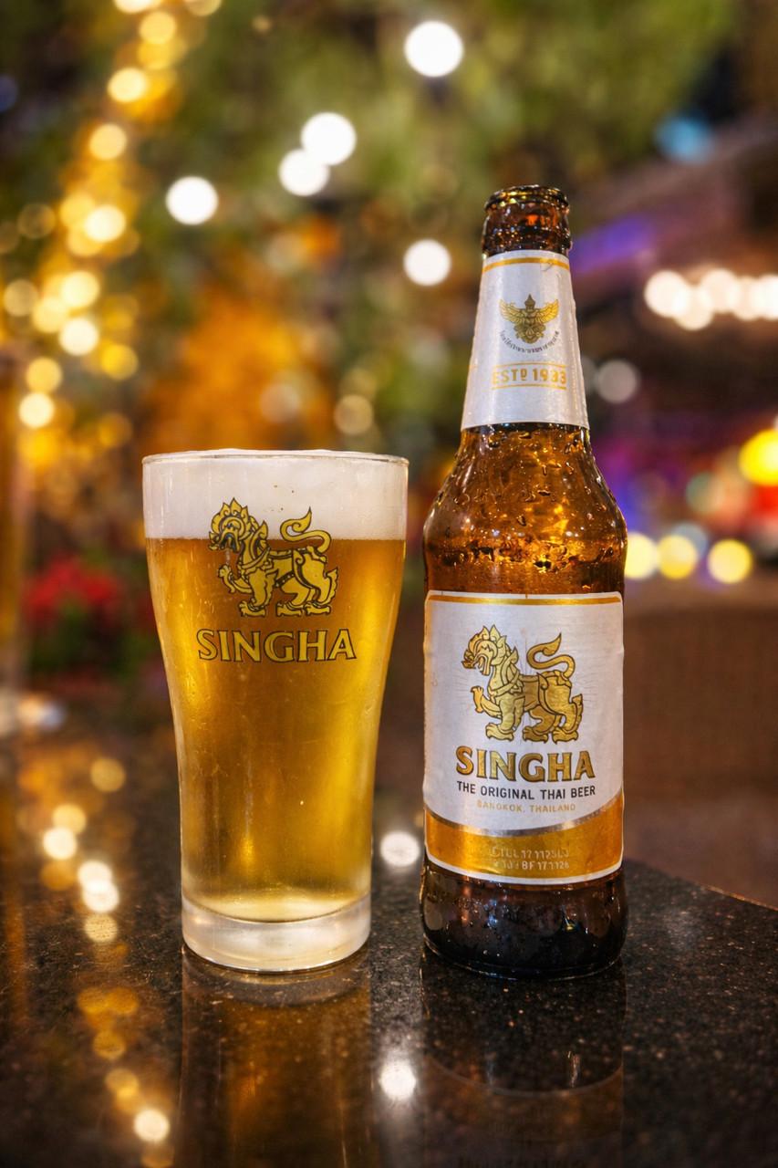 Singha bier Thais restaurant Goes