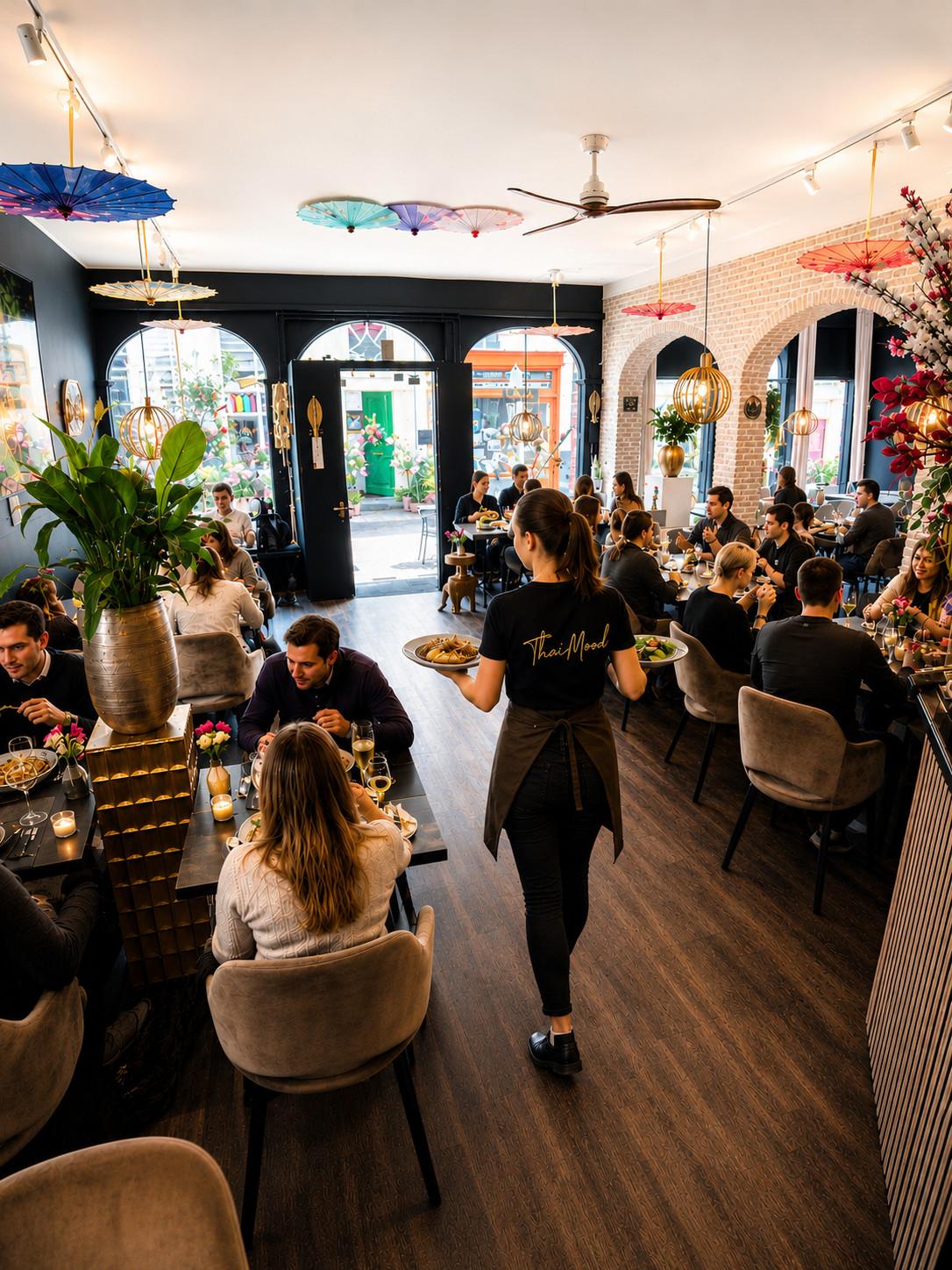 Binnen thais eten in Goes