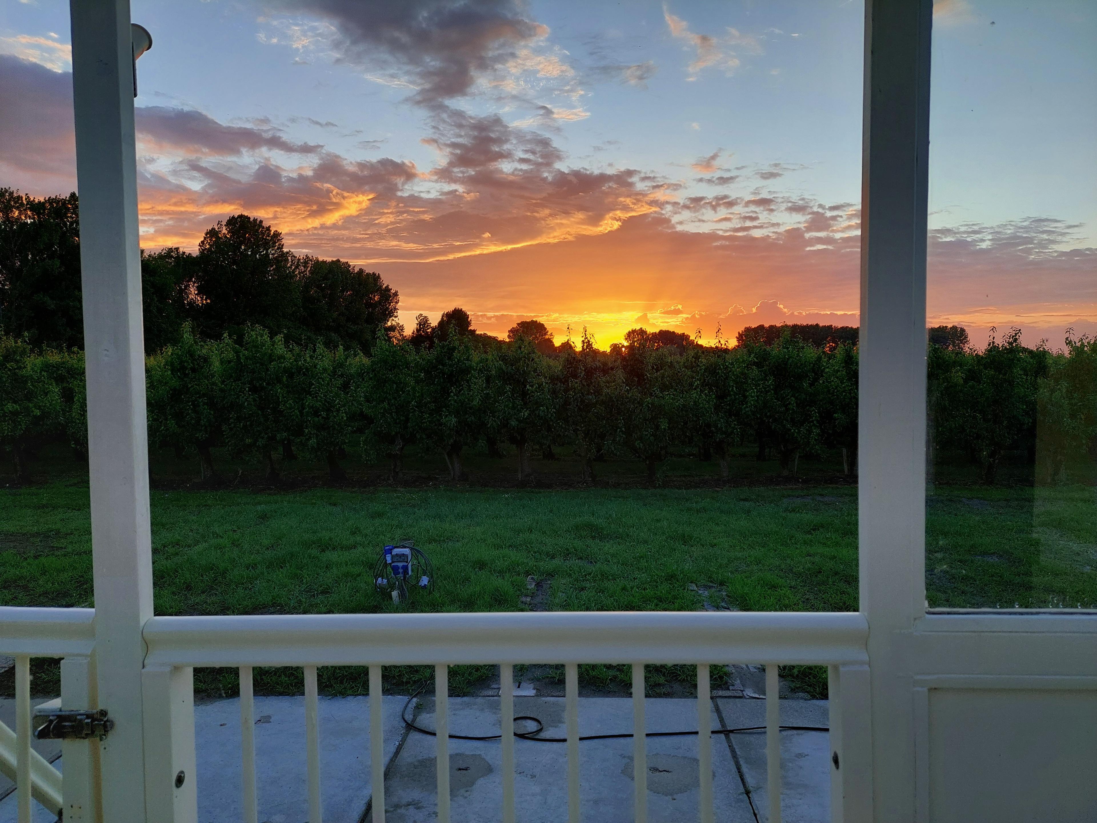 Genieten vanaf het balkonterras