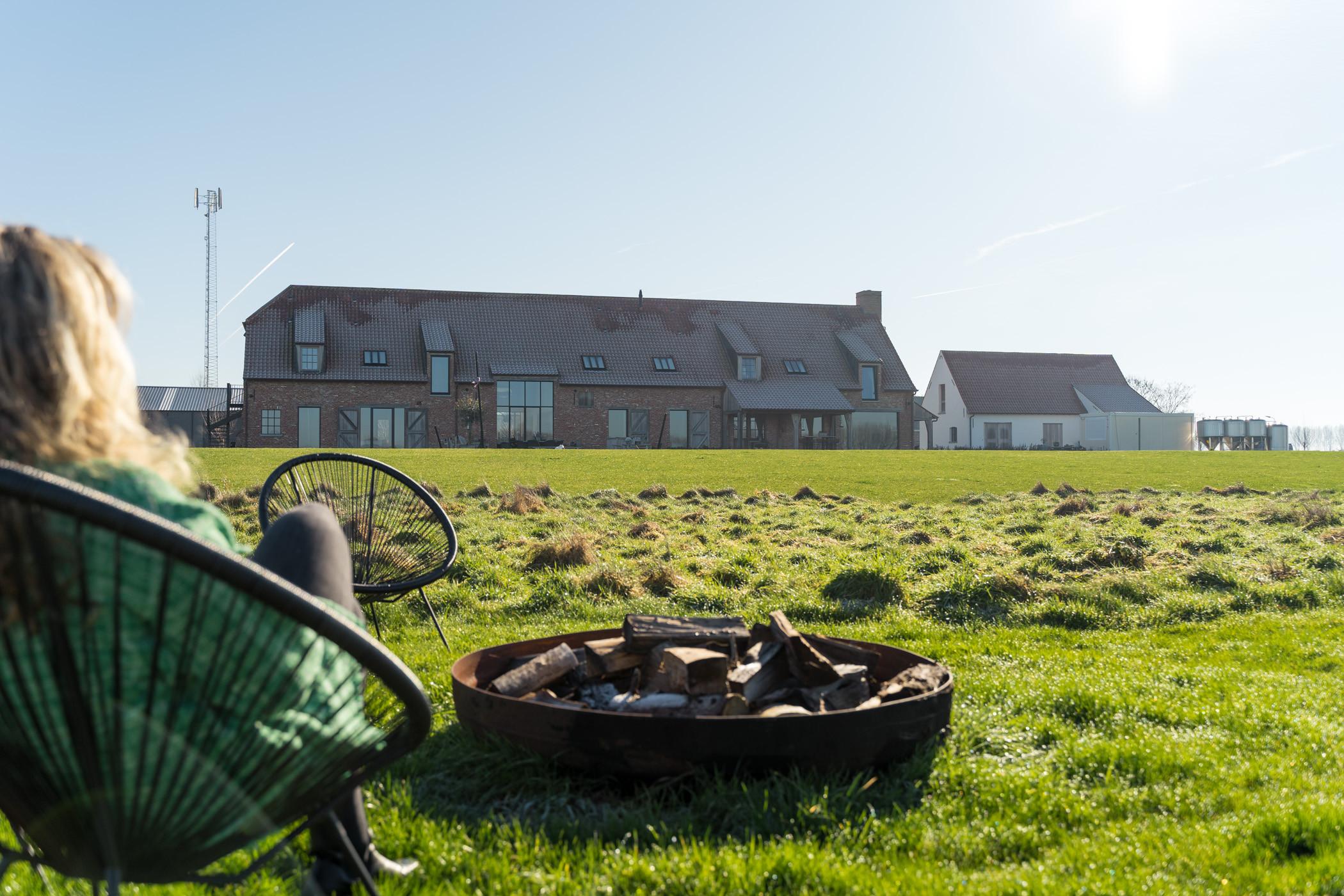 Uitzicht B&B Het Verborgen Geluk