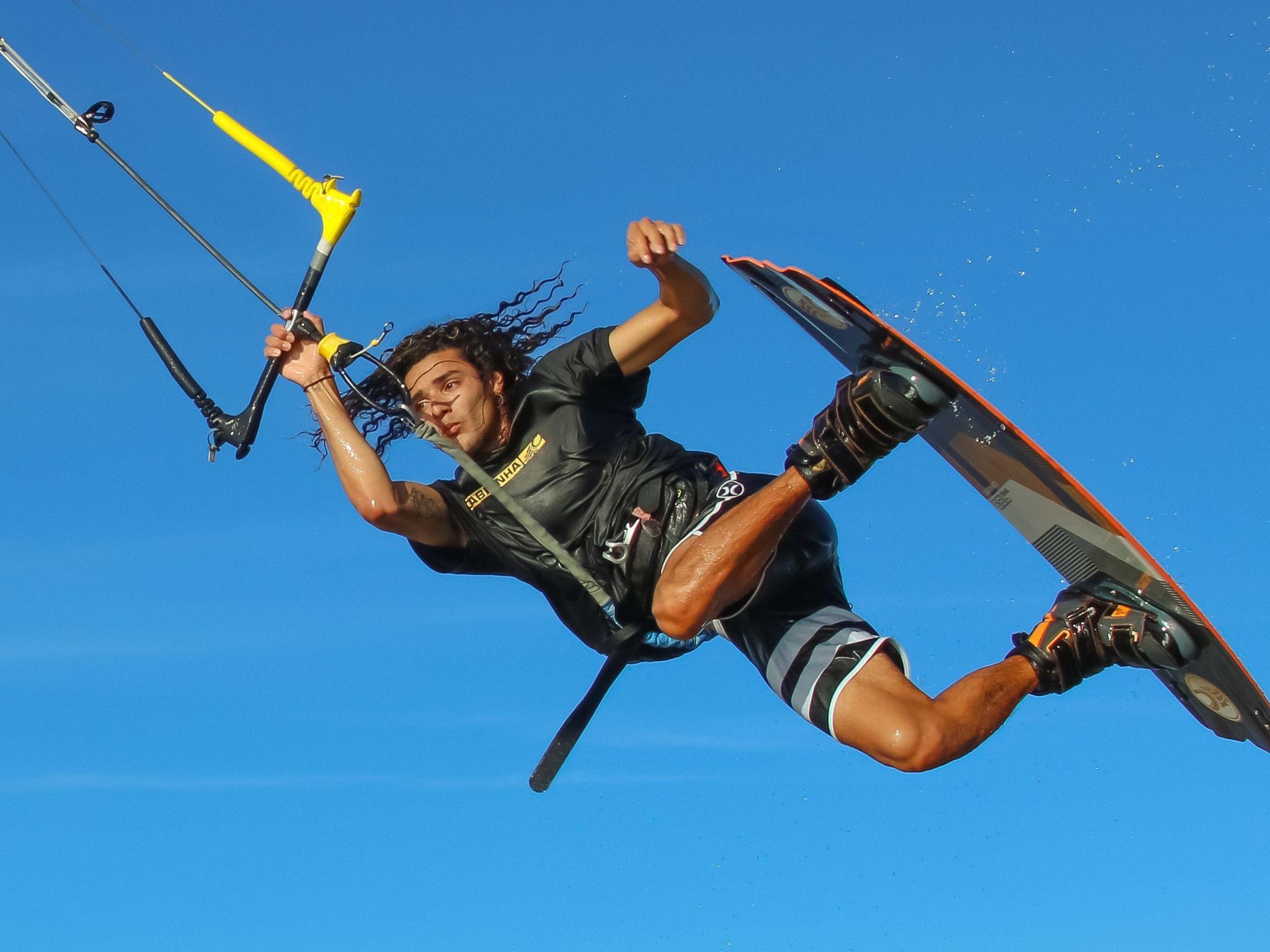 Kitesurfen Noordzeestrand Cadzand-bad