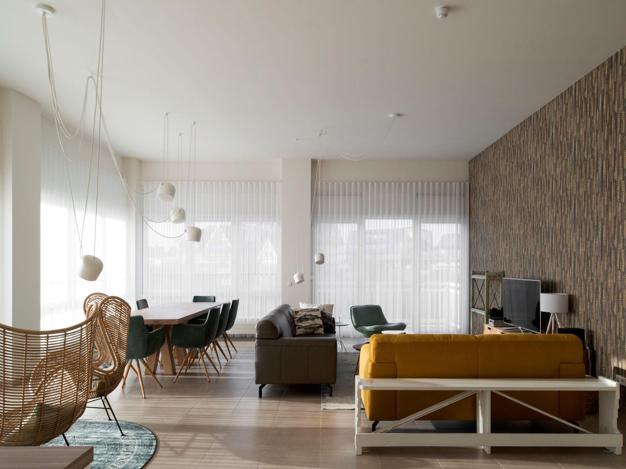 Woonkamer Penthouse Duinhof Cadzand-bad
