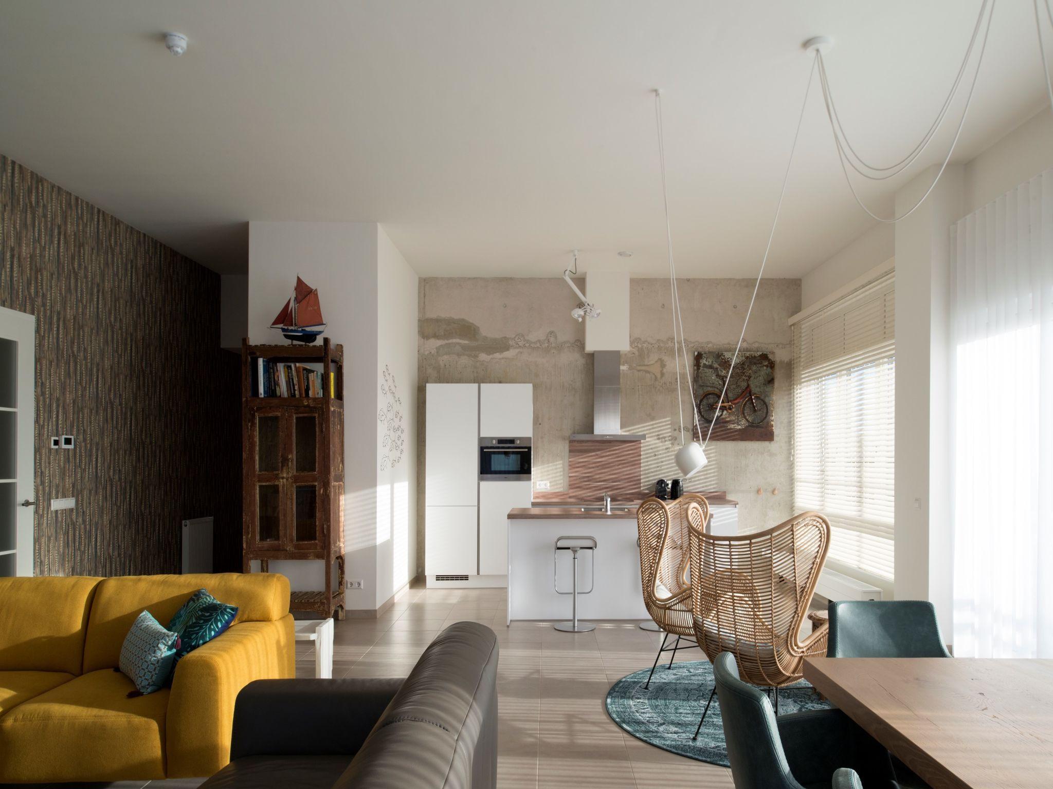 Woonkamer Penthouse Duinhof Cadzand-bad