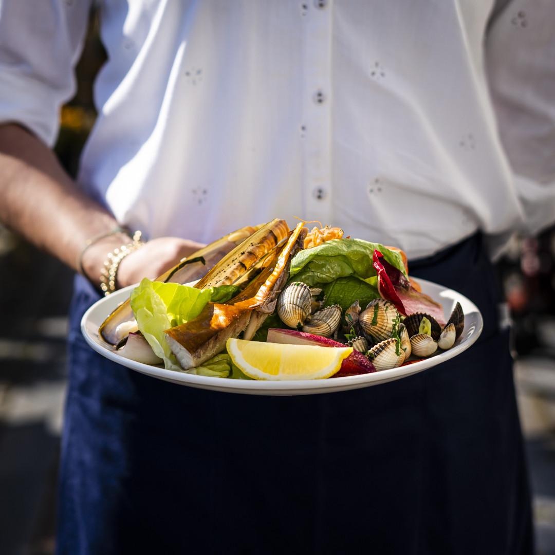 Vissalade de Gouden Bock