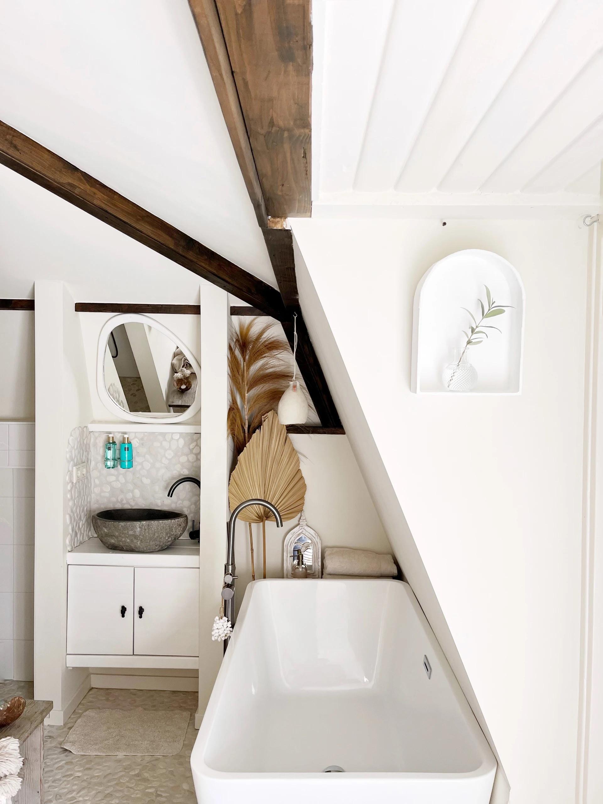 Badkamer van het Sfeerhuis aan zee