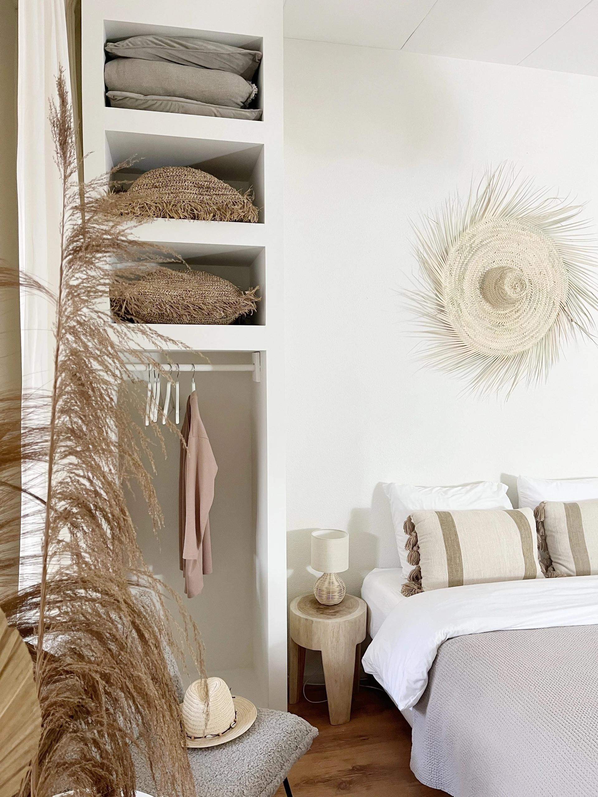 Slaapkamer van het Sfeerhuis aan zee