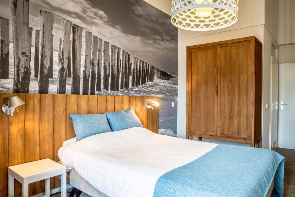 Slaapkamer van Badhotel Renesse