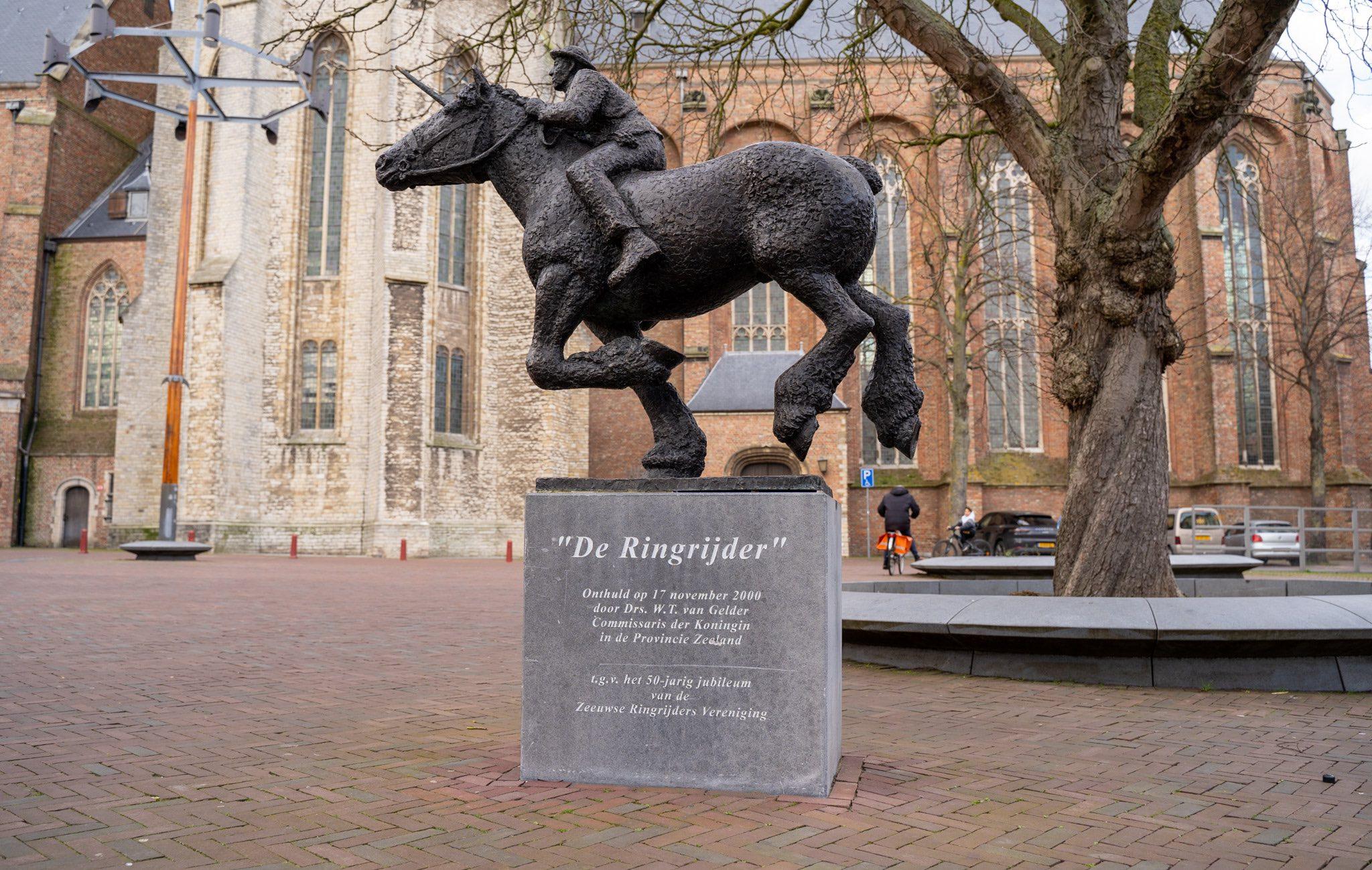 Kunstwerk De Ringrijder Middelburg