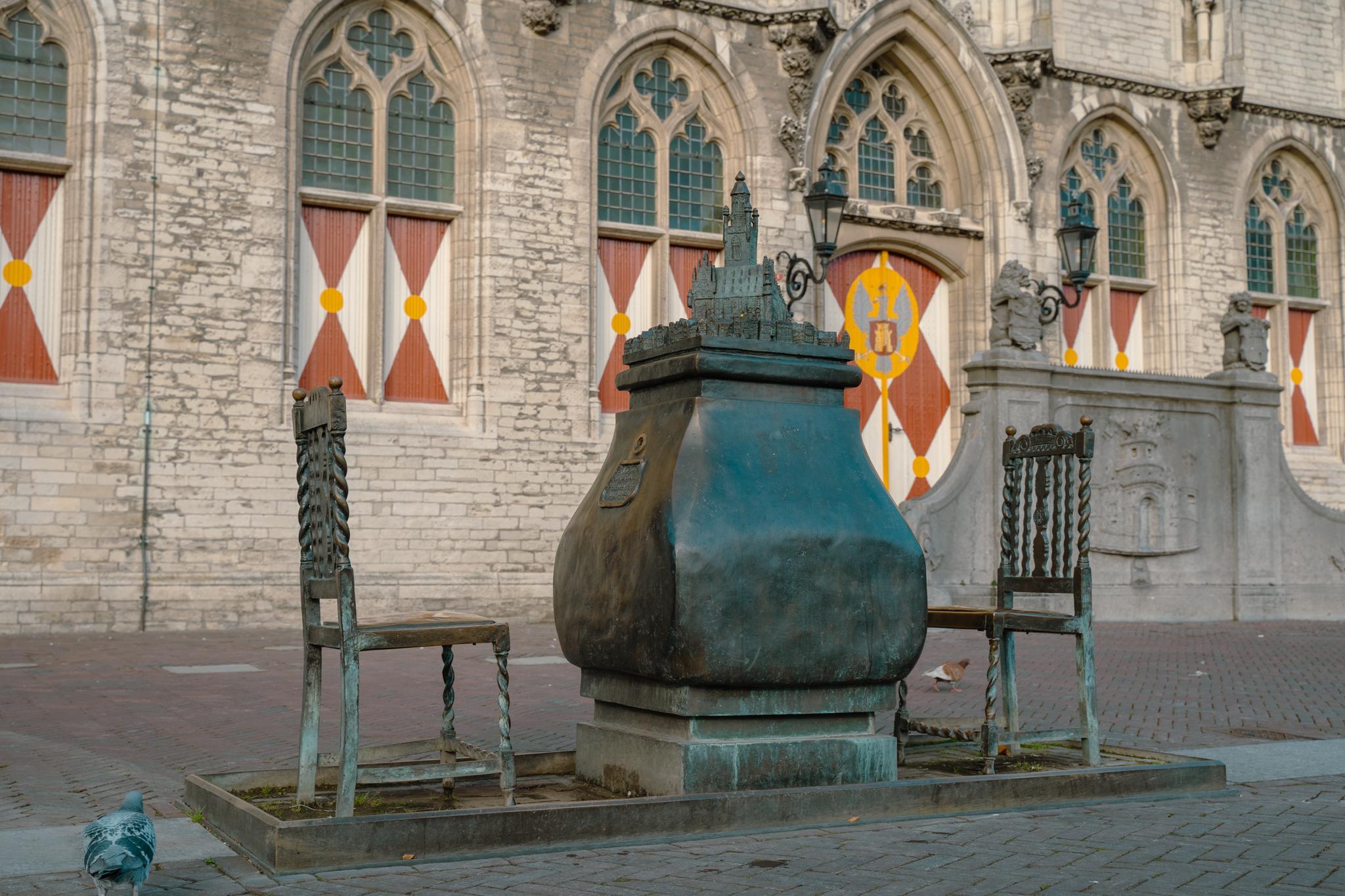 Middelburg Markt Fontäne