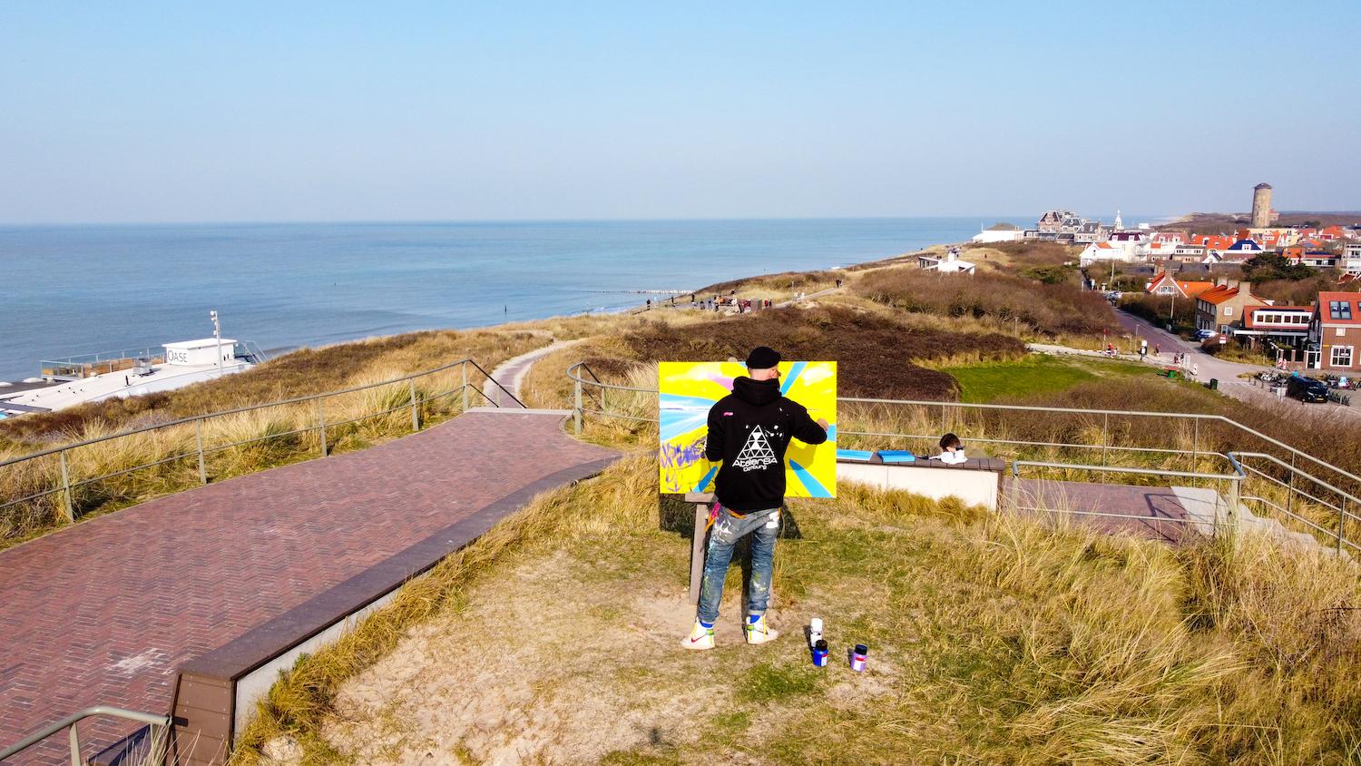 Schilderen duinen Domburg