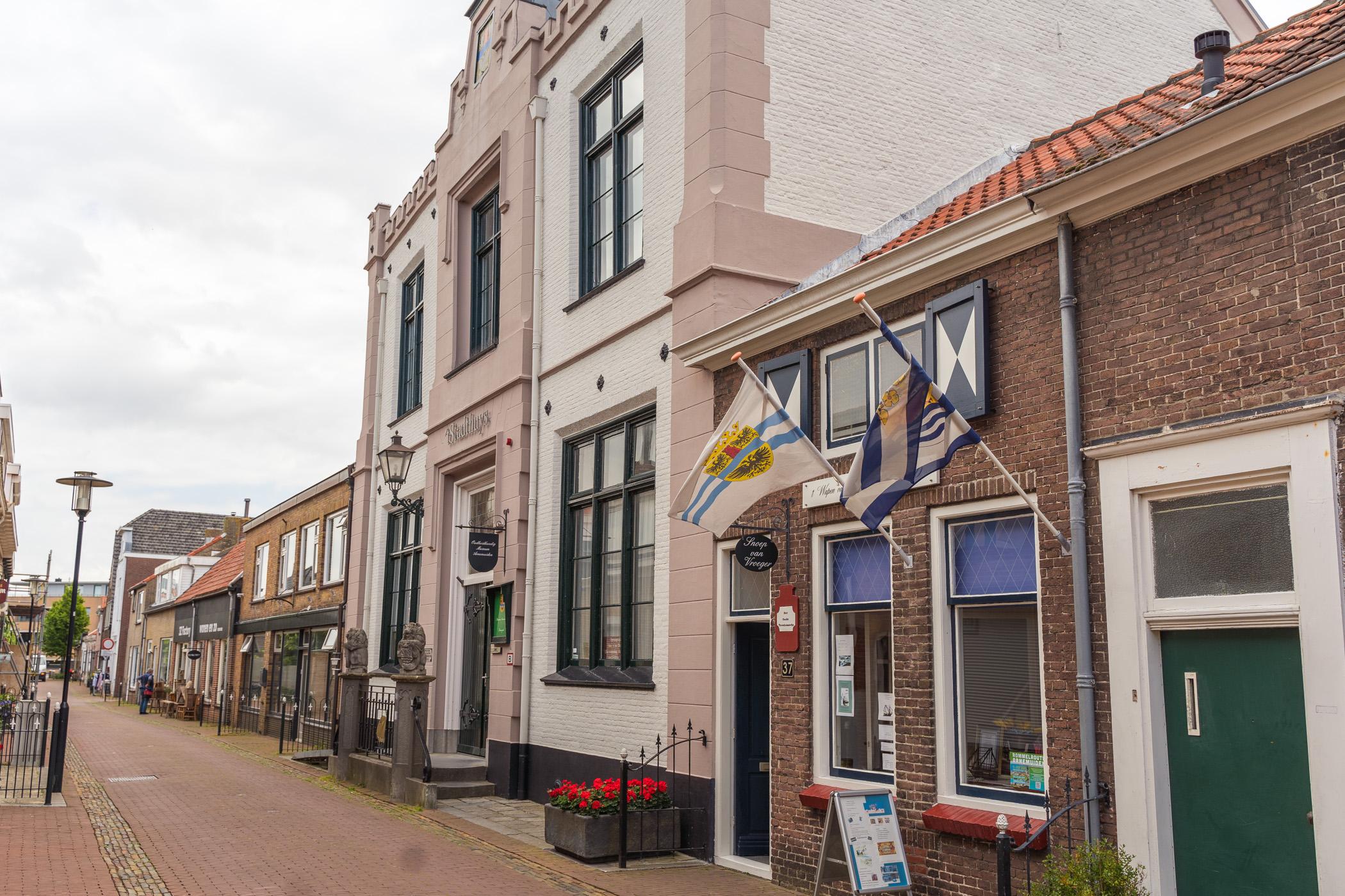 Straße Arnemuiden Zeeland