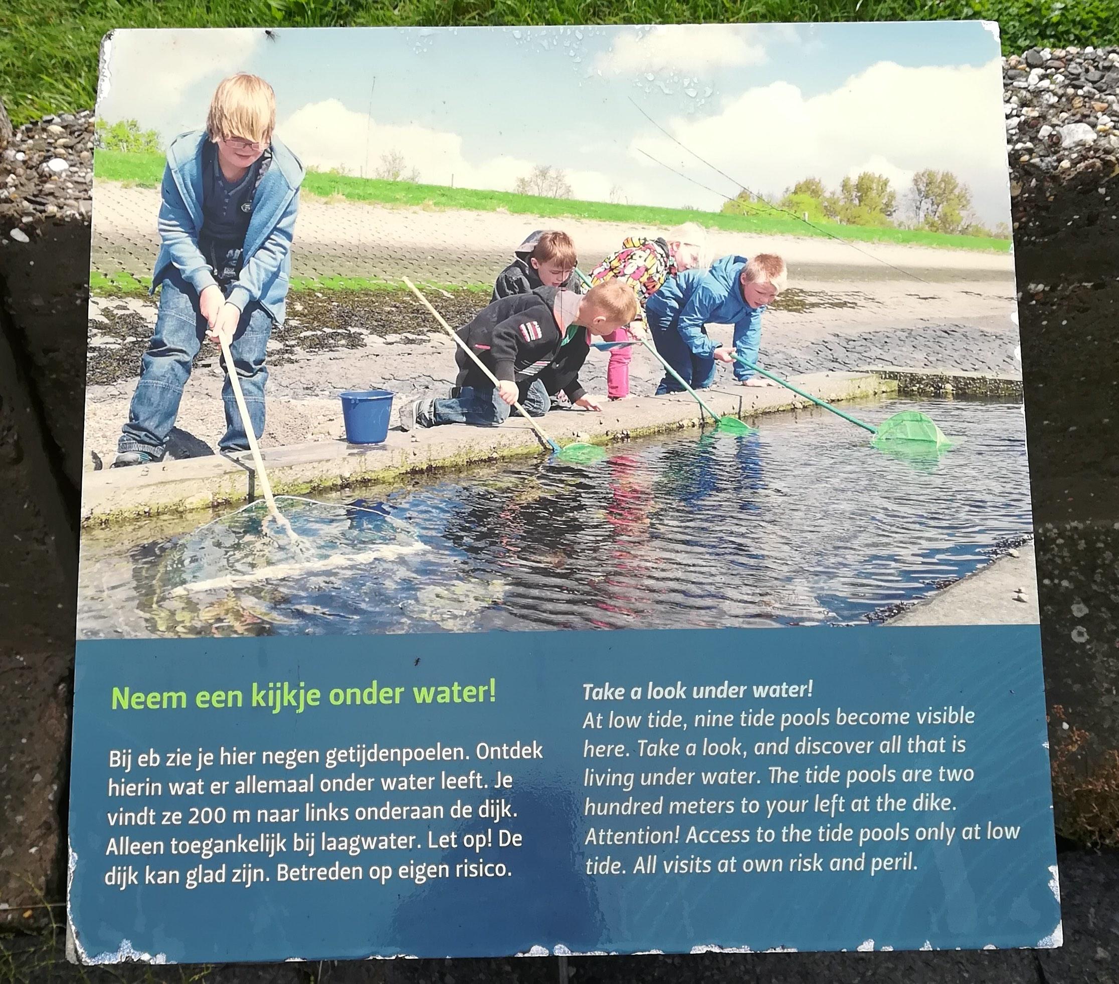 Informationspanel Gezeitentrog Oosterschelde