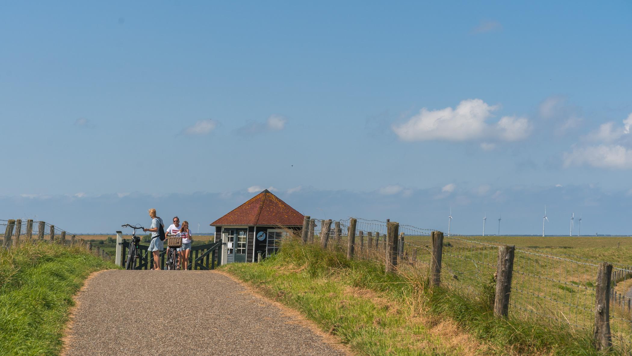 Fietsen Noord-Beveland route