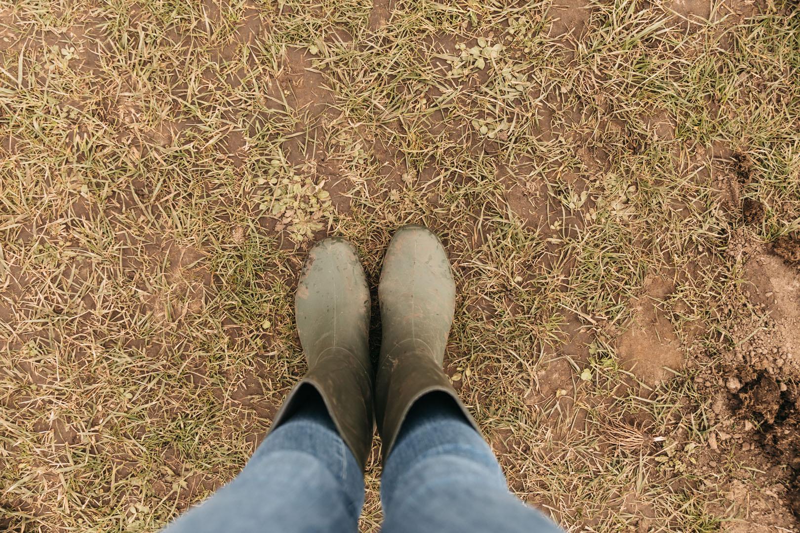 Tour mit nassen Stiefeln