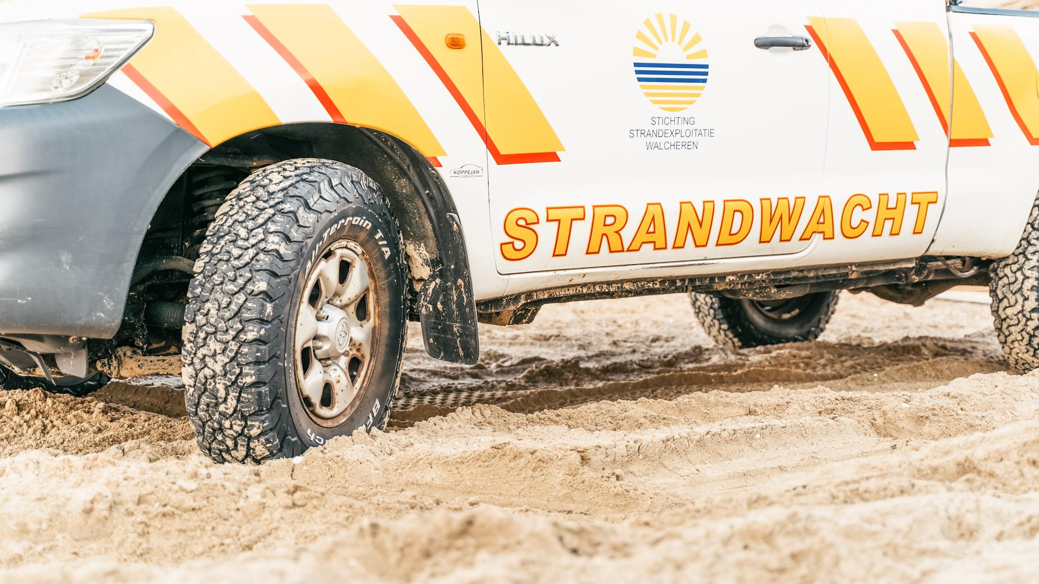 Strandwacht auto Zeeland