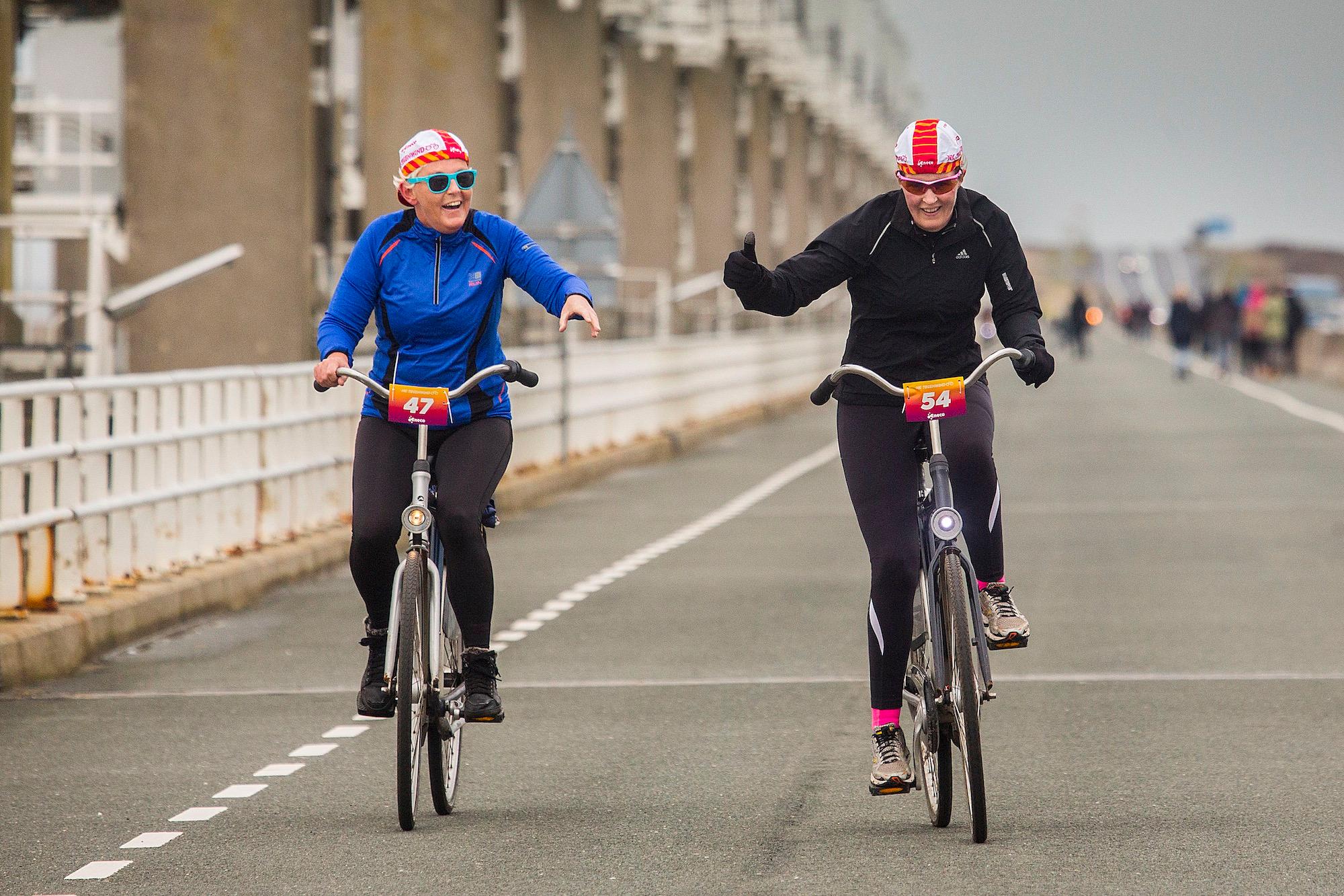 NK Tegenwindfietsen © Oosterscheldekering
