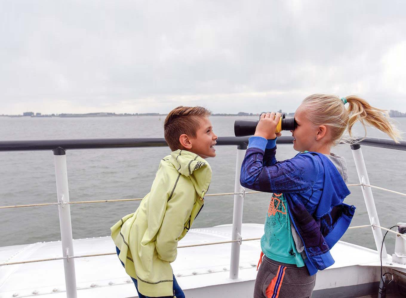 Westerschelde Ferry met kinderen