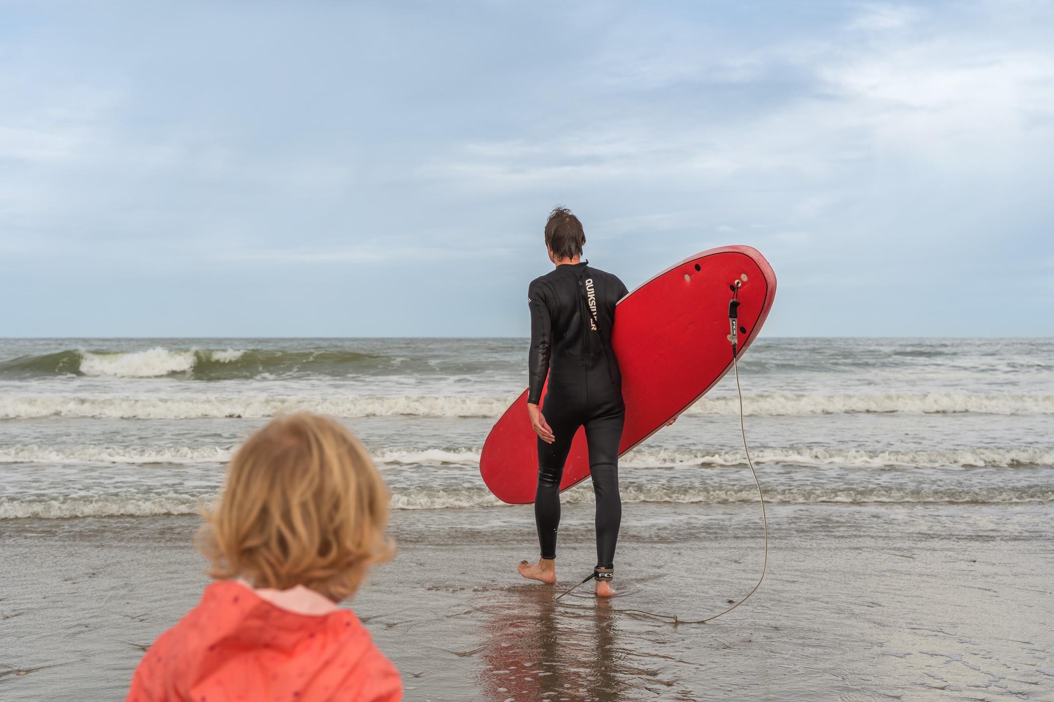 Domburg strand surfen