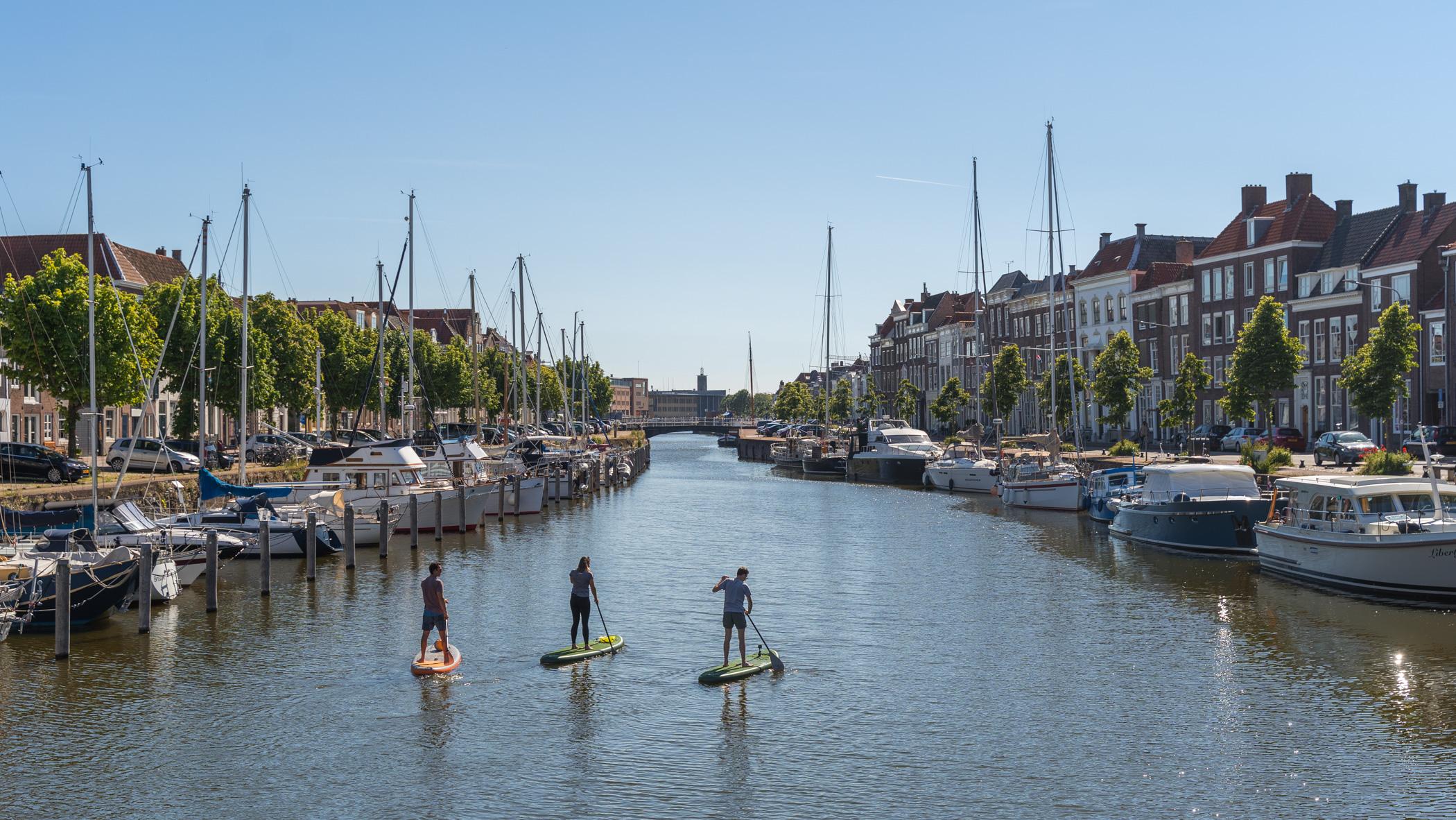 Suppen door de grachten van Middelburg